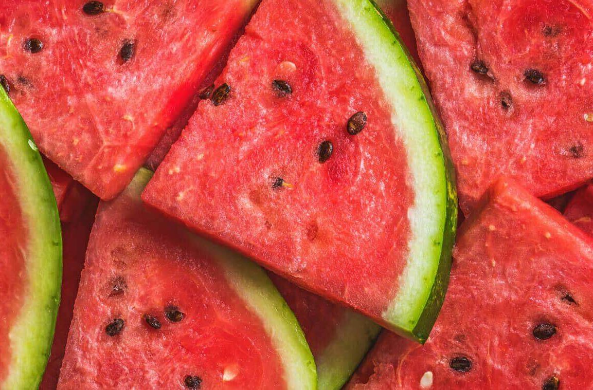 diced watermelon